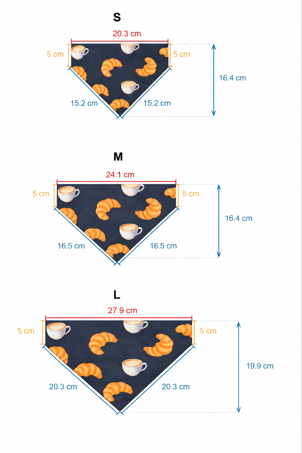 Croissant Dog Bandana